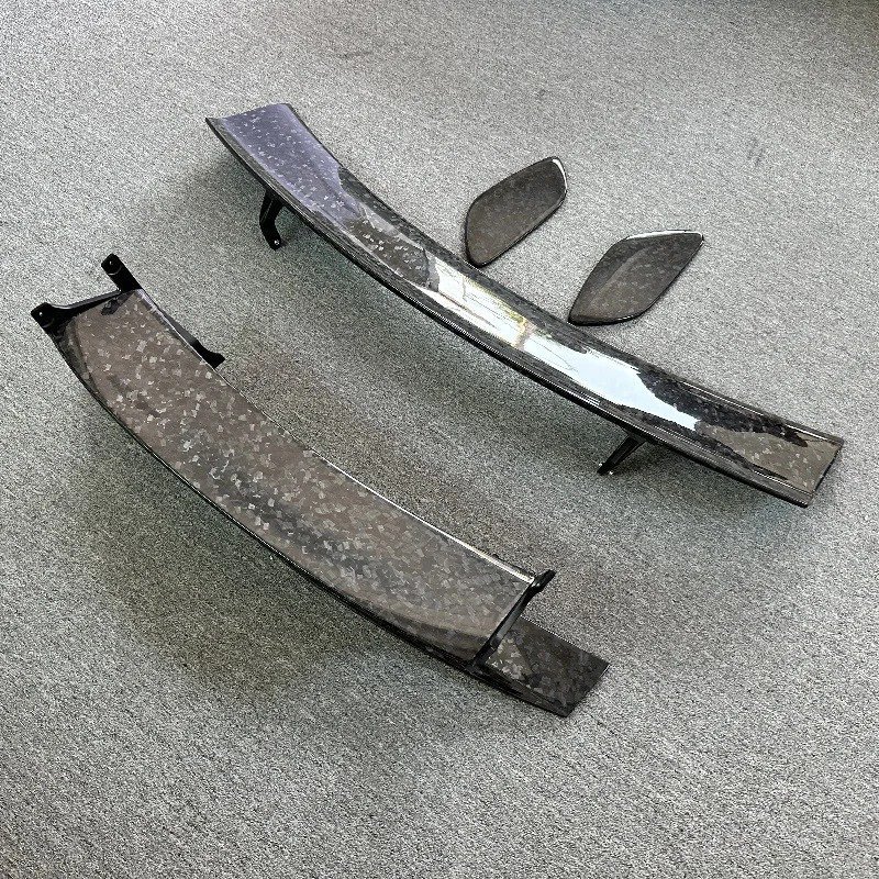Body Kit Modification Parts for GT GTS Rear Spoiler BS Style Forged Dry Carbon Fiber Rear Spoiler Rear Wing